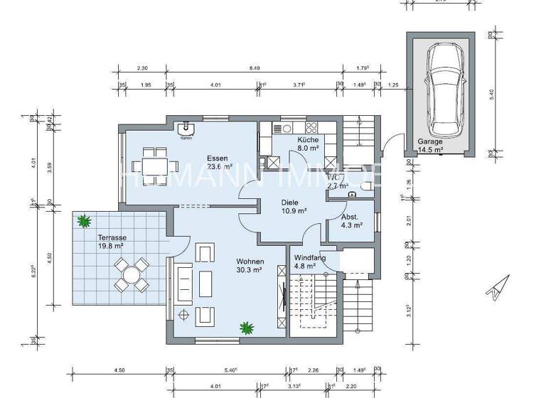 Einfamilienhaus zum Kauf 399.000 € 6 Zimmer 160,6 m² 866 m² Grundstück Altengroden Wilhelmshaven 26386