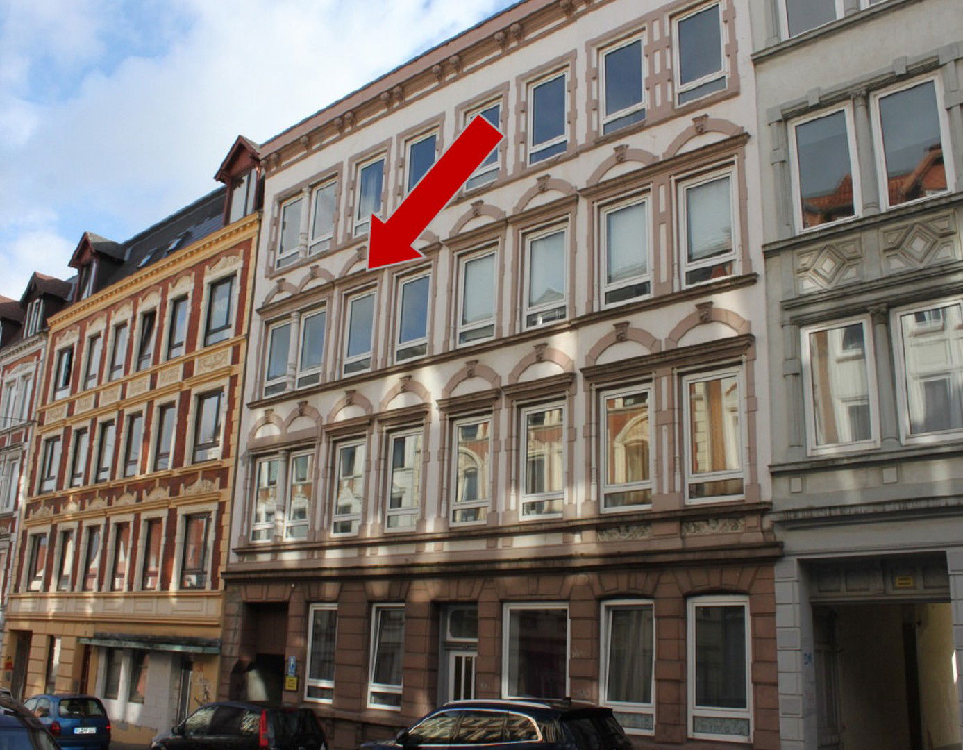 Wohnung zur Miete 650 € 3 Zimmer 62 m²<br/>Wohnfläche 2.<br/>Geschoss 01.02.2025<br/>Verfügbarkeit Flurstaße 24 Neustadt - Nord Flensburg 24939