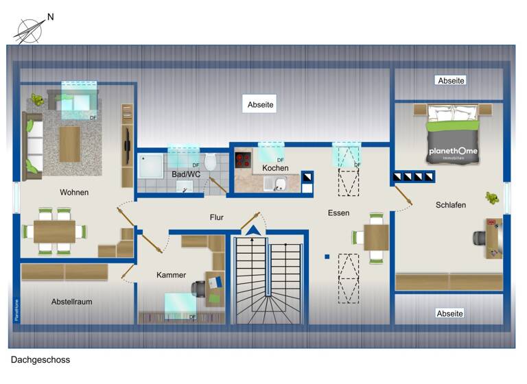 Wohnung zum Kauf 3 Zimmer 64,9 m²<br/>Wohnfläche Dachgeschoss<br/>Geschoss Immenstadt Immenstadt im Allgäu 87509