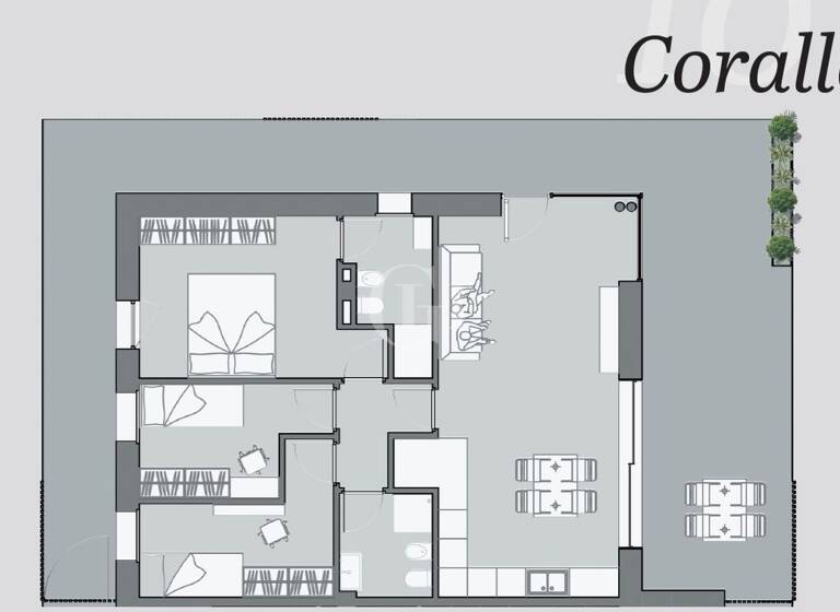 Penthouse zum Kauf 1.100.000 € 4 Zimmer 75 m² 1. Geschoss frei ab 30.04.2027 Bardolino 37011