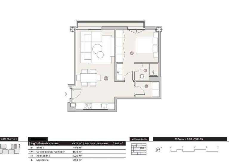 Wohnung zum Kauf - Erstbezug provisionsfrei 599.000 € 2 Zimmer 45 m² 2. Geschoss Santa Catalina 07001