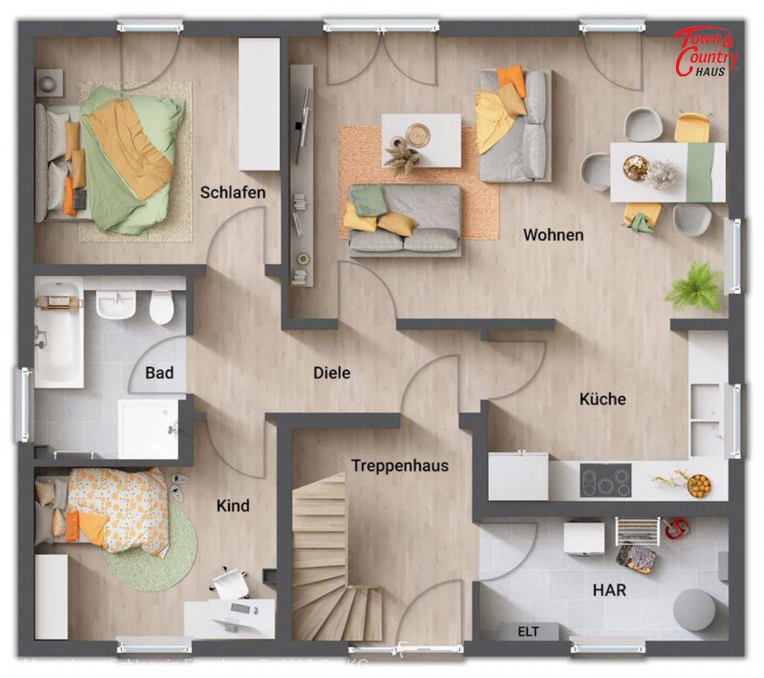Einfamilienhaus zum Kauf provisionsfrei 474.230 € 5 Zimmer 148 m²<br/>Wohnfläche 831 m²<br/>Grundstück Holzbunge 24361