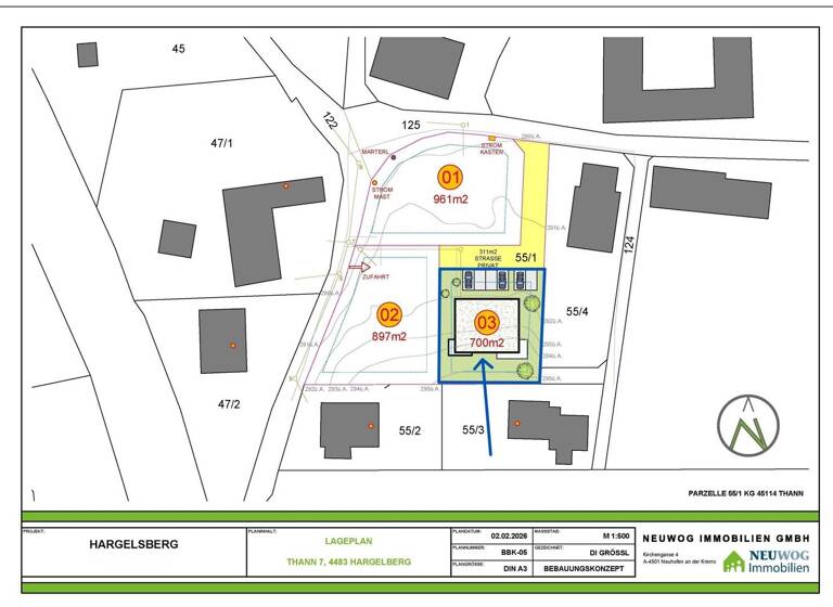 Wohnung zum Kauf - Erstbezug 430.000 € 4 Zimmer 90 m² EG Thann 7 Hargelsberg 4483