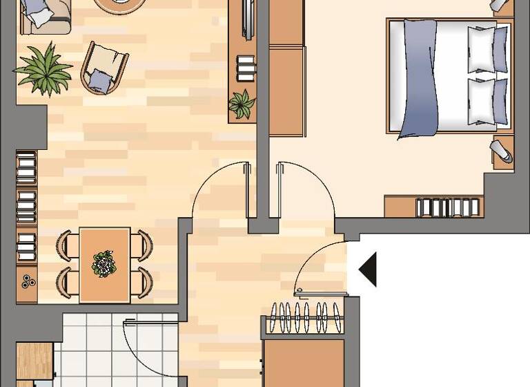 Wohnung zur Miete 439 € 2 Zimmer 60 m²<br/>Wohnfläche EG<br/>Geschoss ab sofort<br/>Verfügbarkeit Gudrunstraße 145 Wickede Dortmund 44319