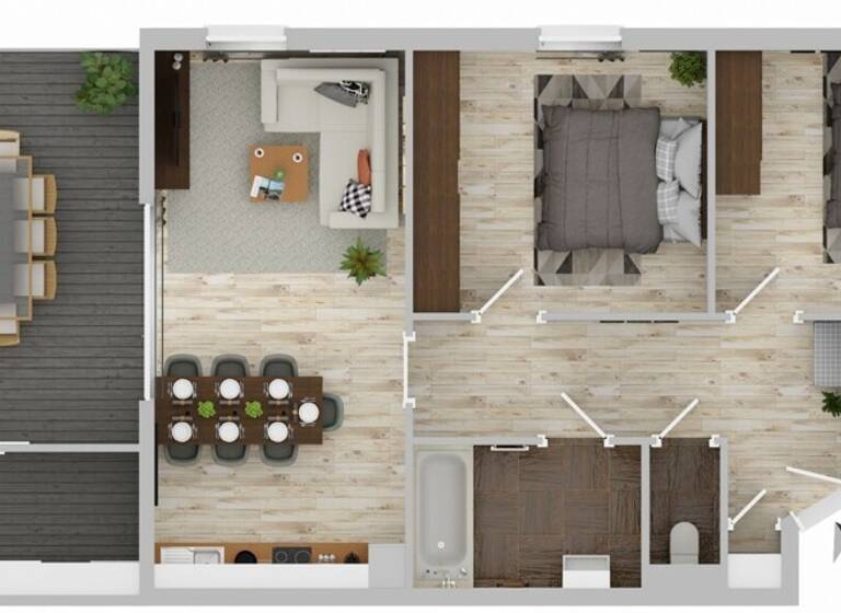 Terrassenwohnung zum Kauf provisionsfrei 485.990 € 3 Zimmer 64,5 m² St. Martin Klagenfurt 9020