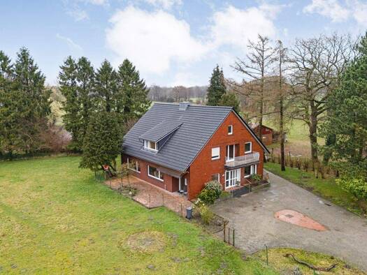 Einfamilienhaus zum Kauf 395.000 € 10 Zimmer 254 m² 8.132 m² Grundstück Molkereistraße 3 Wilsum 49849