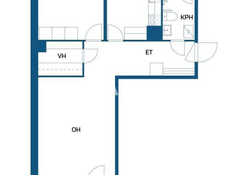 Studio zum Kauf 180.000 € 2 Zimmer 58 m² 6. Geschoss Satakunnankatu 24 Tampere 33210