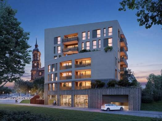 Wohnung zum Kauf - Erstbezug provisionsfrei 560.200 € 3 Zimmer 78,9 m² Geschoss 3/7 frei ab 20.12.2028 Rosenstraße 1 Wilsdruffer Vorstadt/Seevorstadt-West Dresden 01067