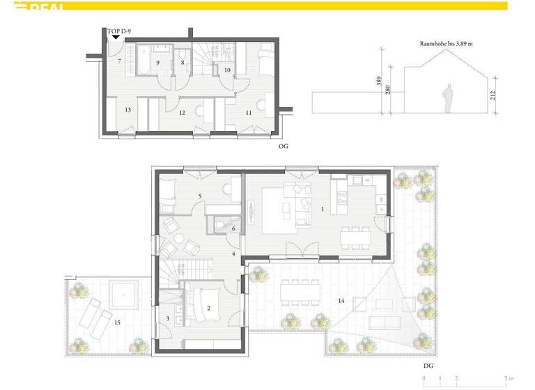 Maisonette zur Miete 1.461 € 5 Zimmer 140,8 m² Steinfeldgasse 27-33 Hollabrunn 2020