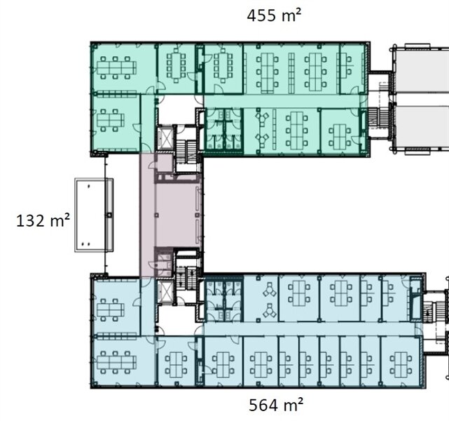 Bürofläche zur Miete 17,50 € 1.151 m²<br/>Bürofläche Mittelstr. 3 Schönefeld Schönefeld 12529