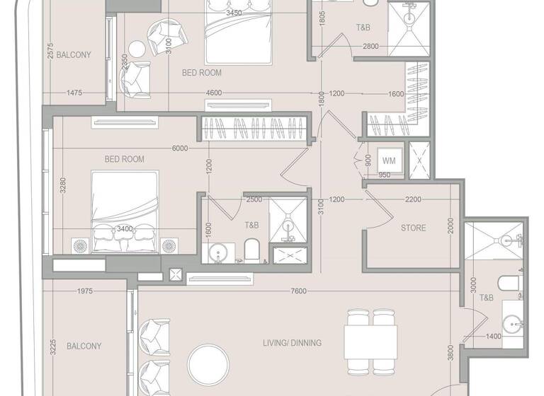 Wohnung zum Kauf provisionsfrei 680.467 € 3 Zimmer 105,1 m² Dubai 00000