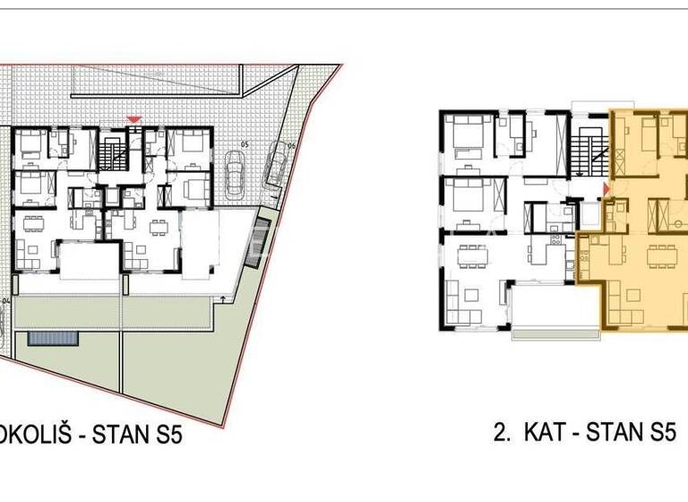 Wohnung zum Kauf 410.740 € 3 Zimmer 92 m² 2. Geschoss Kastel Stari Kastela