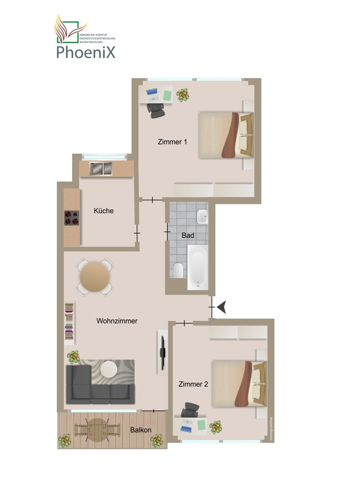 Wohnung zum Kauf 140.000 € 3 Zimmer 68 m²<br/>Wohnfläche 3.<br/>Geschoss Südweststadt Offenburg 77656