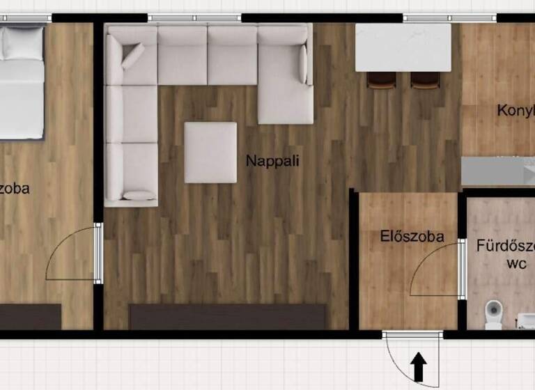 Wohnung zum Kauf 113.500 € 2 Zimmer 45 m² frei ab sofort Polgárdi 8154