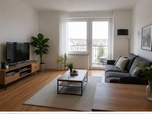 Wohnung zur Miete 1.200 € 2 Zimmer 59 m² Sachsenhausen Süd 60589