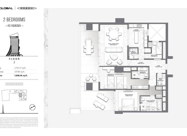 Studio zum Kauf - Erstbezug 1.862.256 € 1 Zimmer 190,5 m² frei ab sofort Business Bay - Dubai - Vereinigte Arabische Emirat Dubai 00000