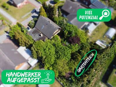 Einfamilienhaus zum Kauf 169.000 € 6 Zimmer 140 m² 1.149 m² Grundstück Ramsloh-Ost Saterland / Ramsloh 26683