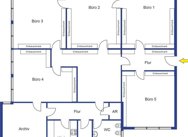 Bürofläche zur Miete 1.989 € 221 m² Bürofläche Schönaich 71101