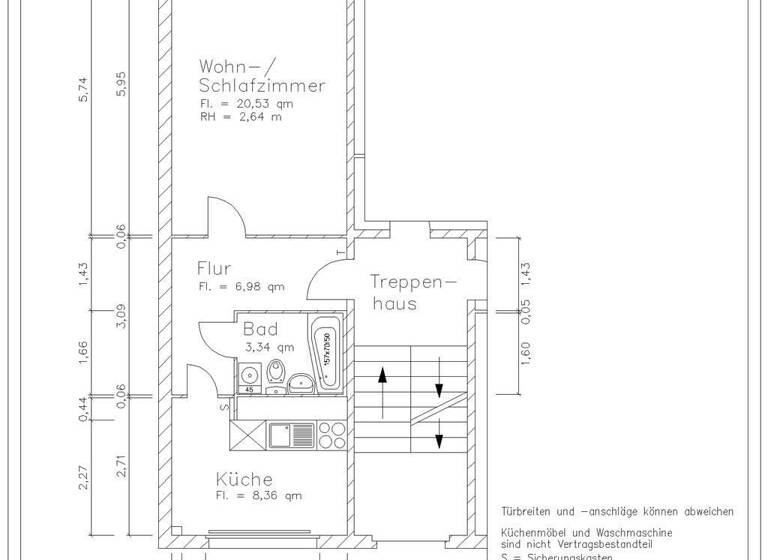 Wohnung zur Miete 241 € 1 Zimmer 40,2 m²<br/>Wohnfläche 2.<br/>Geschoss Theodor-Körner-Platz 3 Sonnenberg Chemnitz 09130