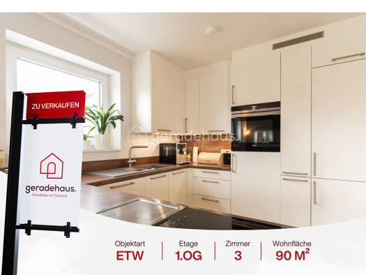 Wohnung zum Kauf 299.000 € 3 Zimmer 90 m² Lingen Lingen / Darme 49809