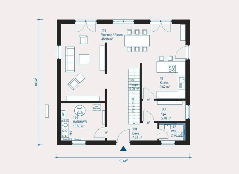Einfamilienhaus zum Kauf provisionsfrei 619.874 € 8 Zimmer 236,9 m² 455 m² Grundstück Böbingen 67482