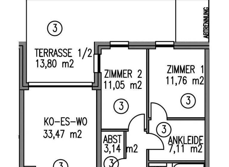 Wohnung zum Kauf - Erstbezug provisionsfrei 395.000 € 3 Zimmer 79,9 m² frei ab sofort Schweich 54338