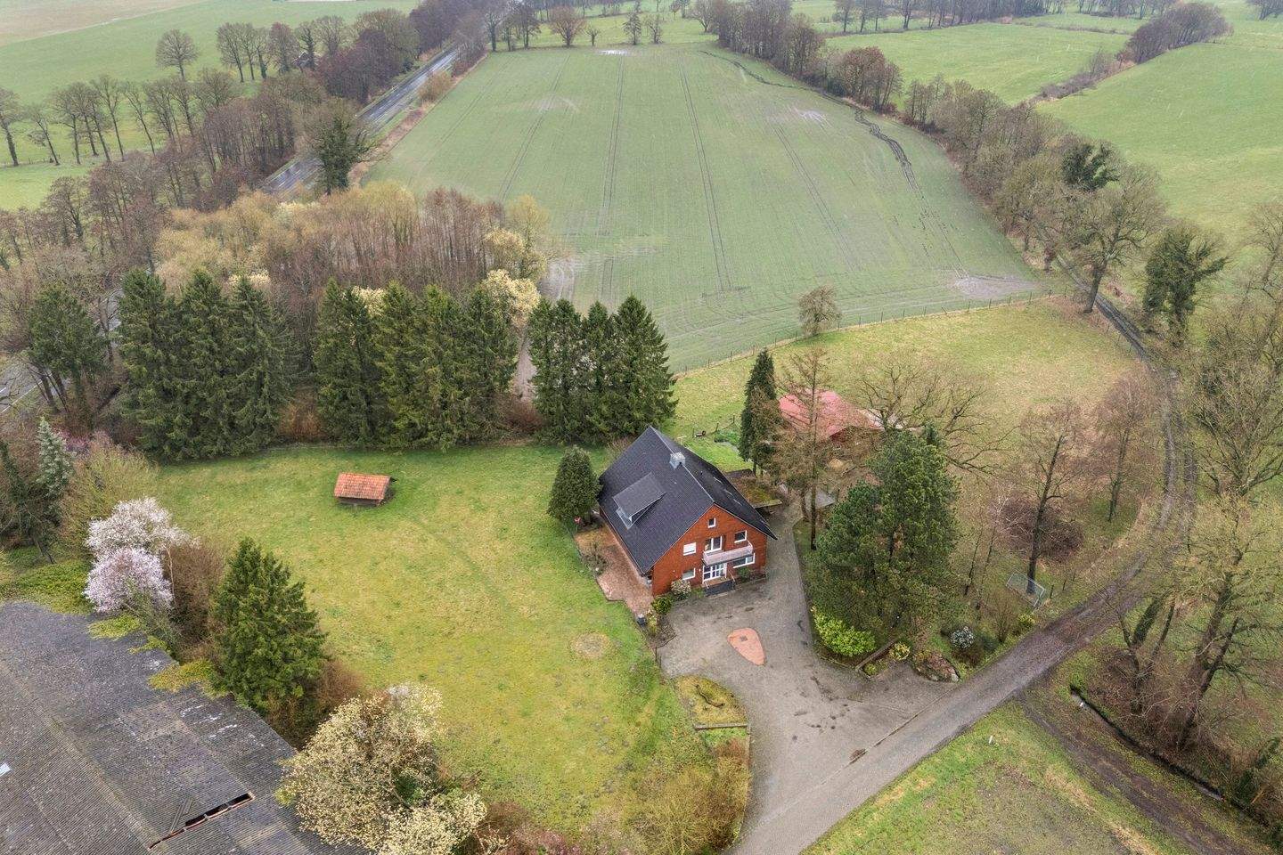 Immobilie in Wilsum - Freistehend wohnen im Grünen – großzügiges Grundstück und viel Potenzial nahe der niederländischen Grenze - Bild 1
