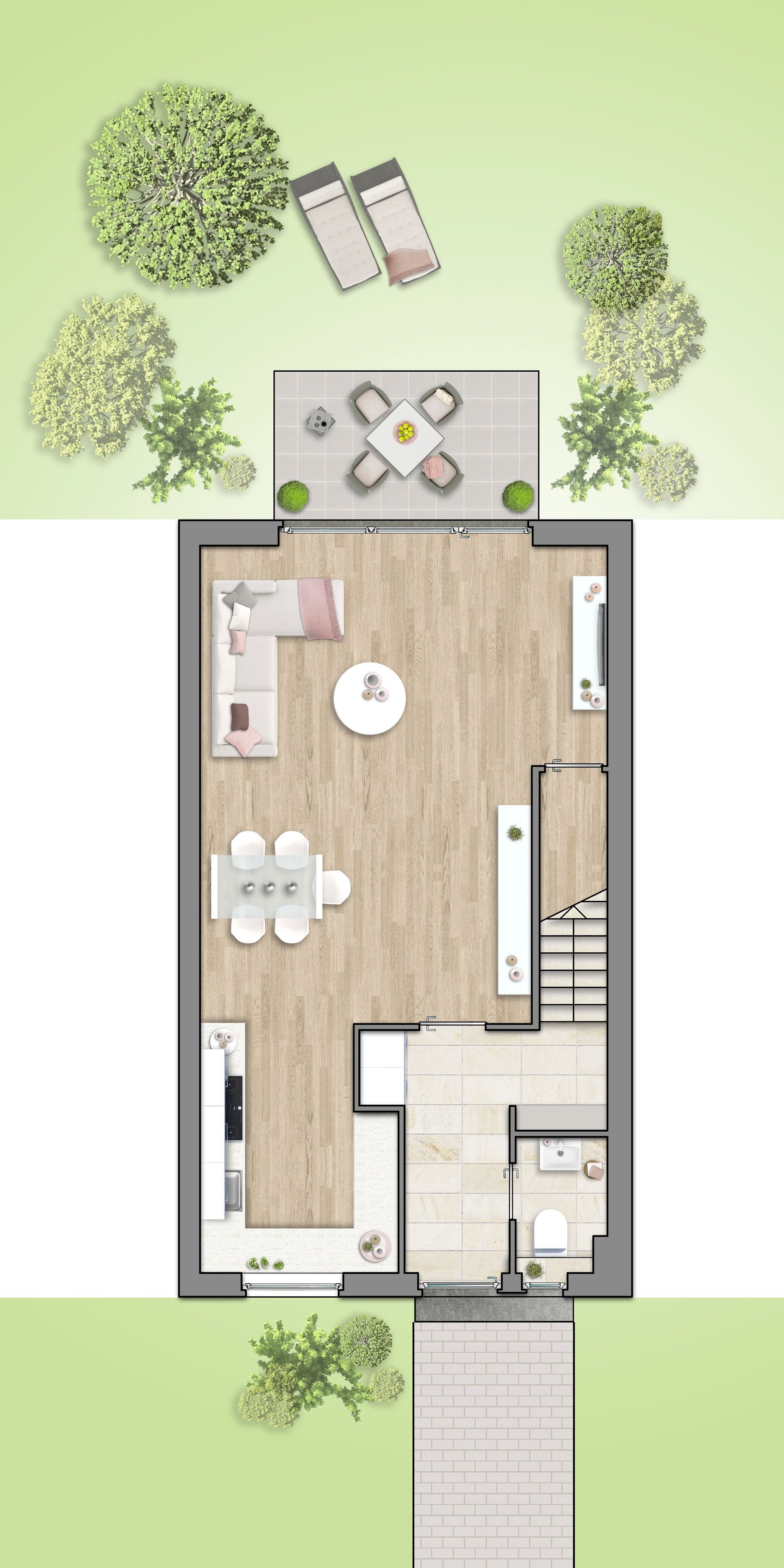 Reihenmittelhaus zum Kauf 449.500 € 4,5 Zimmer 129 m²<br/>Wohnfläche 180 m²<br/>Grundstück Gebgernstraße 3 Langenlonsheim 55450