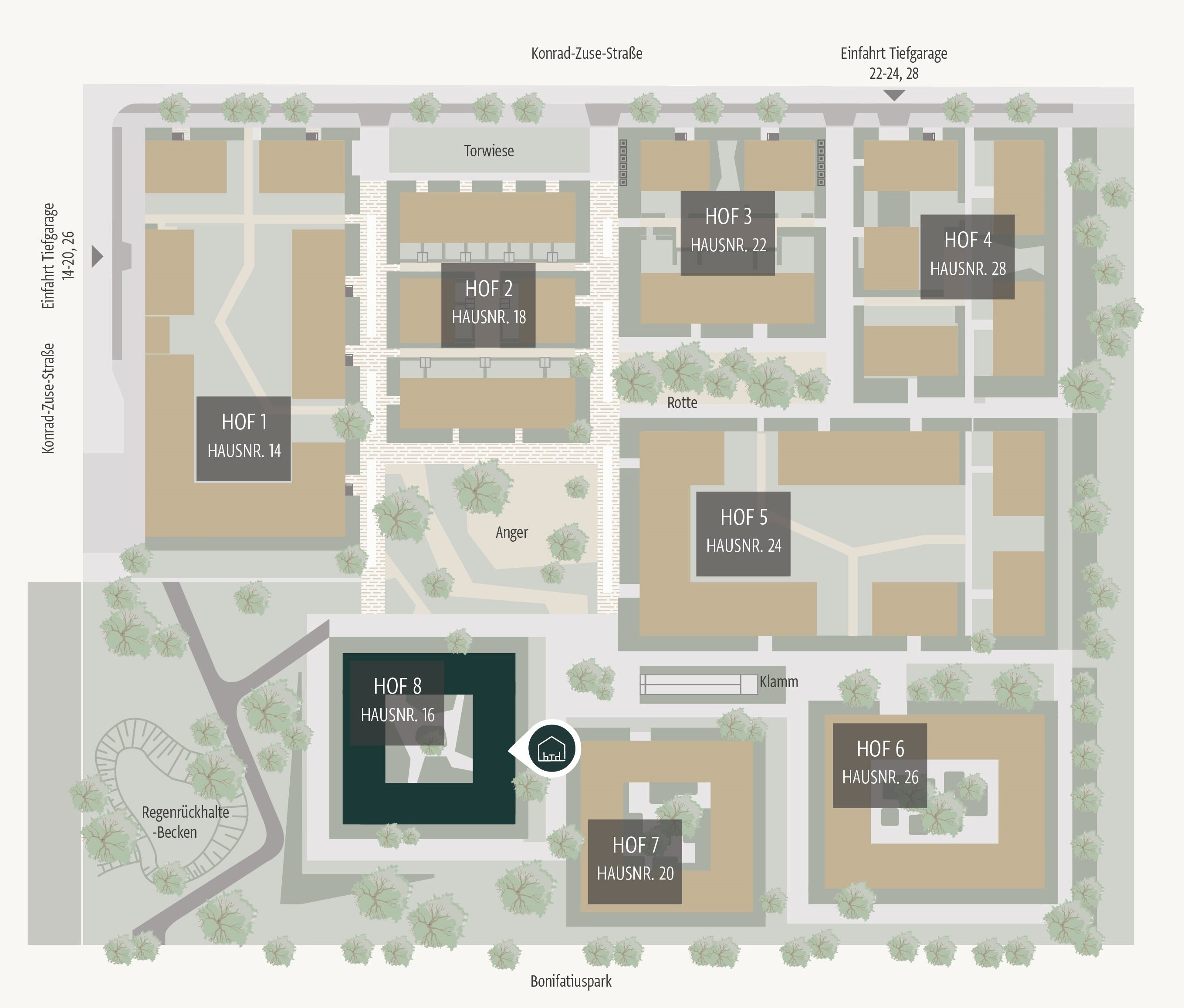 Wohnung zur Miete 1.600 € 3 Zimmer 86,8 m²<br/>Wohnfläche 1.<br/>Geschoss 01.02.2025<br/>Verfügbarkeit Konrad-Zuse-Straße 16b Kalbach-Riedberg Frankfurt 60438