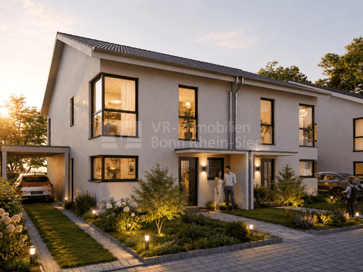 Doppelhaushälfte zum Kauf - Erstbezug provisionsfrei 575.000 € 5 Zimmer 125 m² 301 m² Grundstück Hochhausen Neunkirchen-Seelscheid 53819