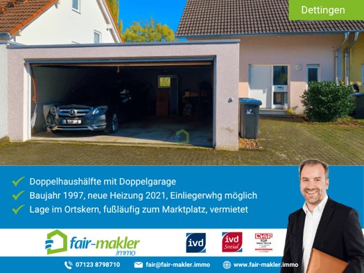 Doppelhaushälfte zum Kauf 569.000 € 6 Zimmer 142 m² 280 m² Grundstück Dettingen an der Erms 72581