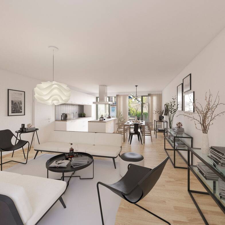 Wohnung zur Miete - Neubau 844 € 2 Zimmer 63,5 m² 2. Geschoss frei ab 01.12.2025 Jacobstraße 14 Innenstadt Halle (Saale) 06110
