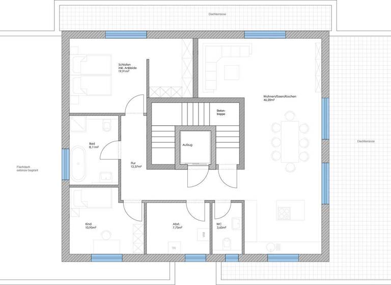 Penthouse zum Kauf provisionsfrei 475.000 € 3 Zimmer 141,8 m² 4 Geschosse frei ab sofort Rothenborn Landstuhl 66849