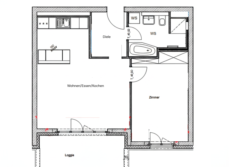 Wohnung zum Kauf 499.500 € 2 Zimmer 56 m² 2. Geschoss Döringstraße 6 Friedrichshain Berlin 10245