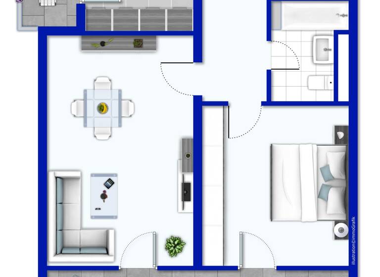 Wohnung zum Kauf 279.000 € 2 Zimmer 66 m²<br/>Wohnfläche Gundelfingen Gundelfingen 79194