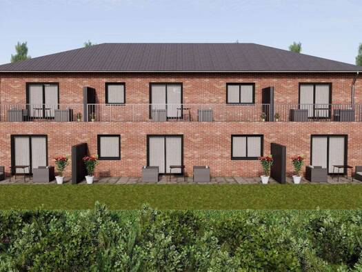 Terrassenwohnung zum Kauf provisionsfrei 324.000 € 2 Zimmer 80 m² 1. Geschoss Waldstraße 7 Gnarrenburg Gnarrenburg 27442