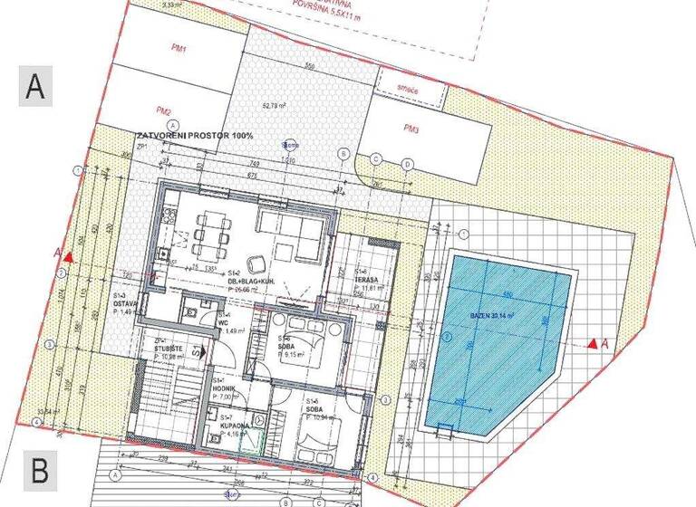 Wohnung zum Kauf 290.500 € 3 Zimmer 73 m² Dobrinj 51514