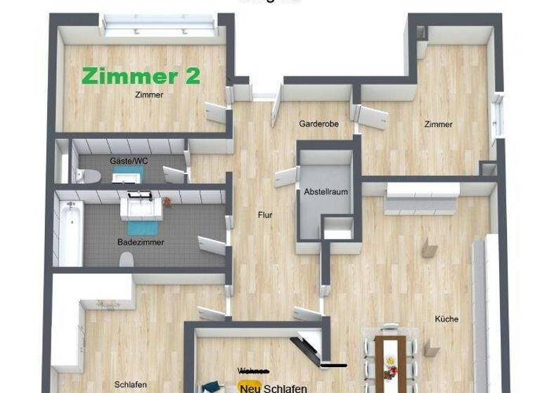 WG-Zimmer zur Miete 400 € 12 m² 1. Geschoss Steiner Weg 83 Röthenbach b Schweinau Nürnberg 90449
