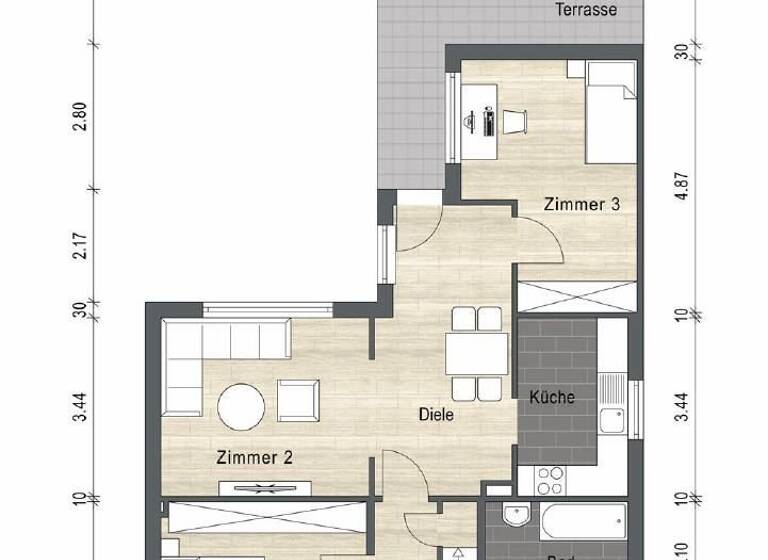 Doppelhaushälfte zum Kauf 134.500 € 6 Zimmer 120 m²<br/>Wohnfläche 601 m²<br/>Grundstück Norden Norden 26506