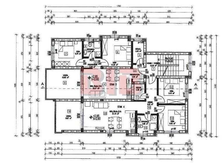 Wohnung zum Kauf 226.345 € 2 Zimmer 64 m² 1. Geschoss Novi Vinodolski