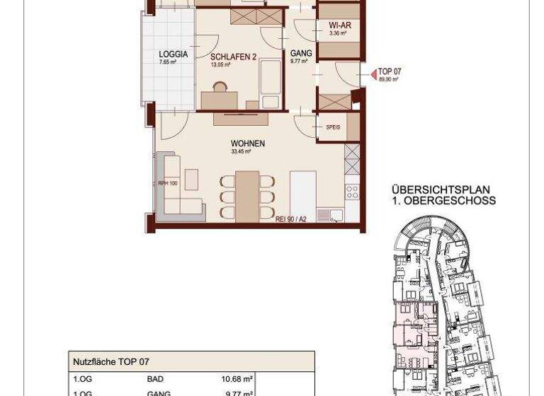 Wohnung zum Kauf - Erstbezug 477.995 € 3 Zimmer 89,9 m² Lind Villach 9500