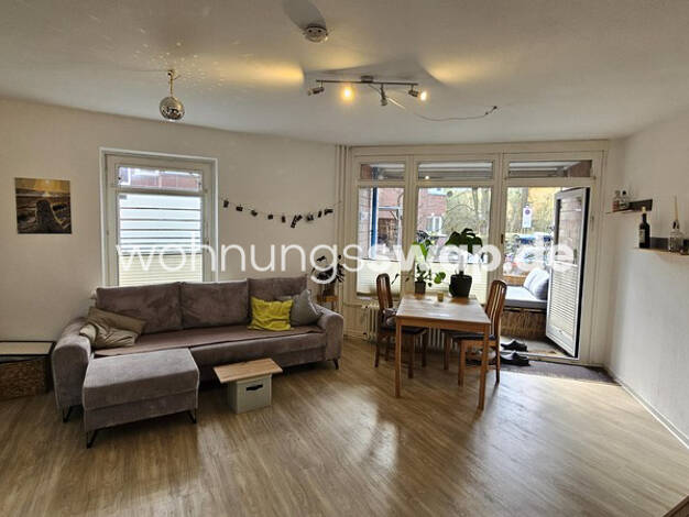 Studio zur Miete Tauschwohnung 900 € 2 Zimmer 51 m² 1. Geschoss Eppendorf Hamburg 22529