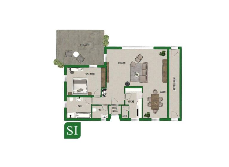 Bungalow zum Kauf 315.000 € 2,5 Zimmer 91 m² 726 m² Grundstück Westerheim 72589