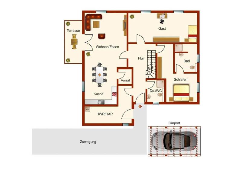 Einfamilienhaus zum Kauf - Erstbezug 339.000 € 3 Zimmer 130 m² 768 m² Grundstück Marklendorf Buchholz 29690