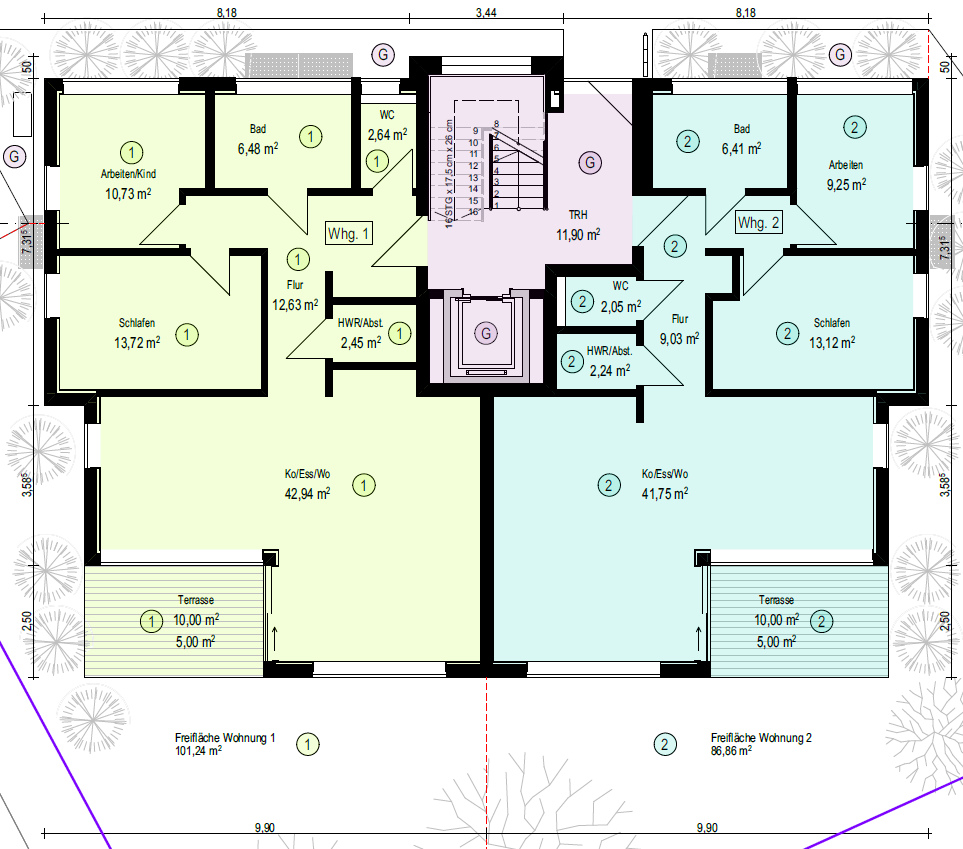 Wohnung zum Kauf provisionsfrei 462.020 € 3 Zimmer 96 m²<br/>Wohnfläche ab sofort<br/>Verfügbarkeit Laubener Str. 7 Dietmannsried Dietmannsried 87463