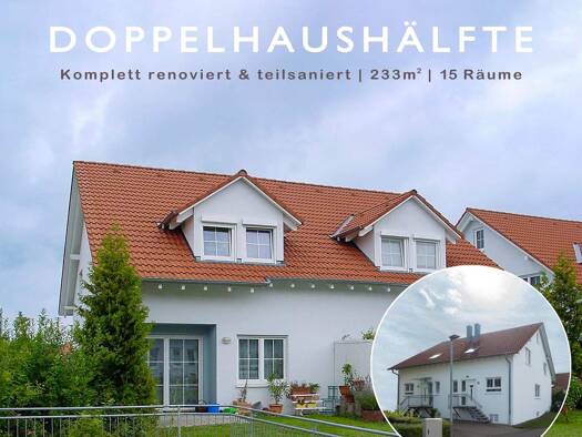 Doppelhaushälfte zum Kauf provisionsfrei 375.000 € 15 Zimmer 150 m² 291 m² Grundstück Sigmaringen 72488