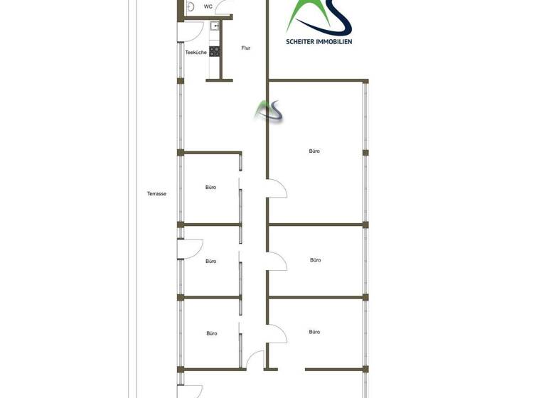 Bürogebäude zur Miete 3.330 € 287 m² Bürofläche Clermont-Ferrand-Allee 34 Westenviertel Regensburg 93049
