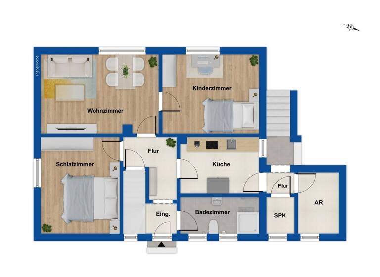 Einfamilienhaus zum Kauf 239.000 € 5 Zimmer 97 m² 475 m² Grundstück Büdelsdorf 24782