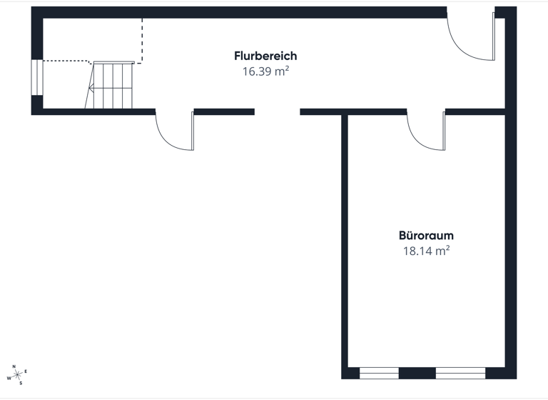 Büro zur Miete 500 € 1 Zimmer Trudering-Riem München 81827