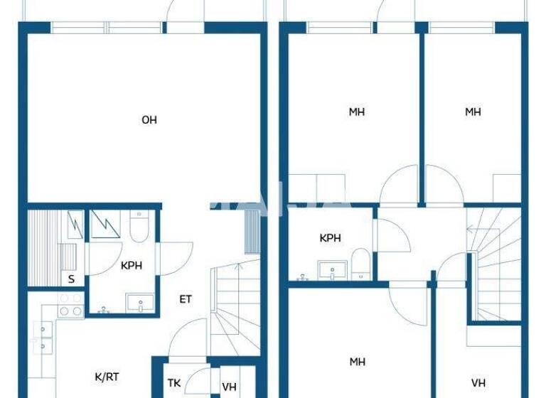 Reihenmittelhaus zum Kauf 79.900 € 4 Zimmer 83 m² 8.555 m² Grundstück Hakatie 4 Raahe 92130